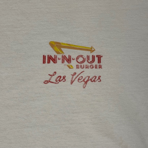In-N-Out Burger Las Vegas Sunset Graphic Tee White XL/XXL - Picture 2 of 8